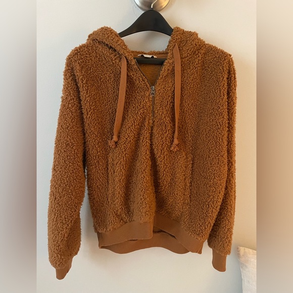 American Eagle Sherpa Zip Up - Picture 1 of 3